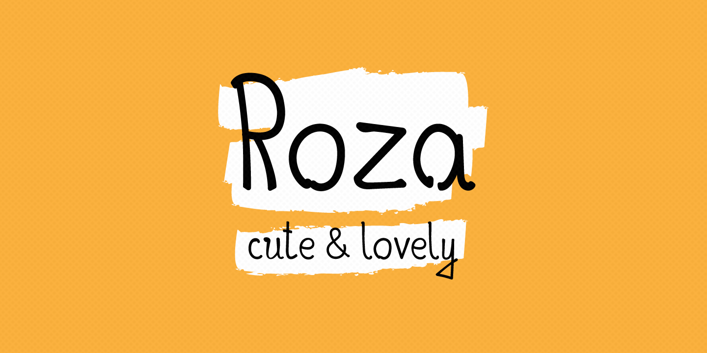 フォント Roza